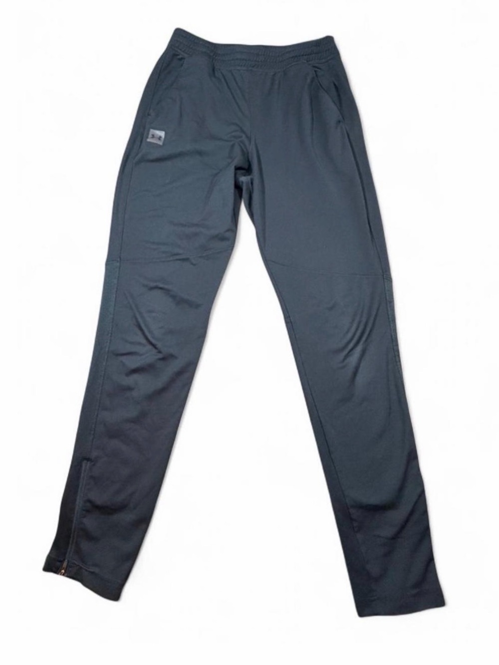 Under Armour Women's Charcoal Joggers Athletic Pants Zip Ankle Pockets Size M